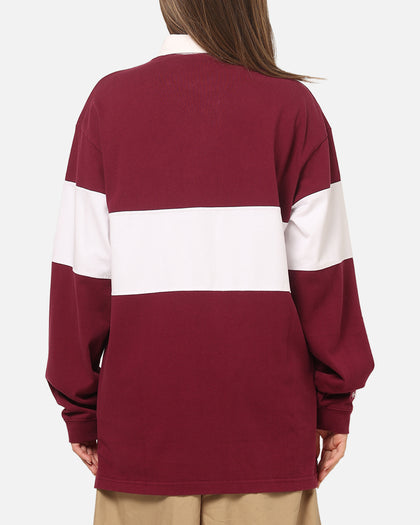Mitchell & Ness Queensland Maroons Panelled Rugby Shirt Maroon