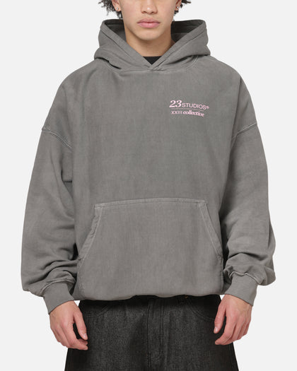 XXII Collectives Hoodie Charcoal/Pink