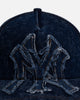 New Era New York Yankees 'Denim Over' 9FORTY A-Frame Strapback Dark Denim
