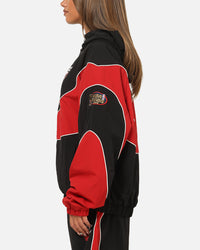 Mitchell & Ness Chicago Bulls Nylon Tracksuit Jacket Black/Red