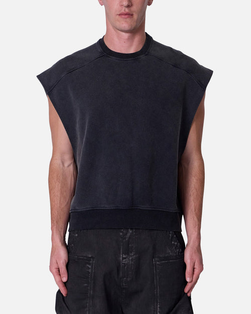 MNML Sleeveless Rag Shirt Washed Black