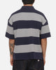Mitchell & Ness Orlando Magic Striped Polo T-Shirt Navy