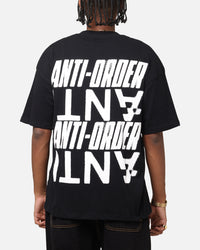 The Anti Order Anti Stacked Drop Shoulder T-Shirt Black