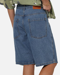 Carre Solace Baggy Jorts Mid Blue