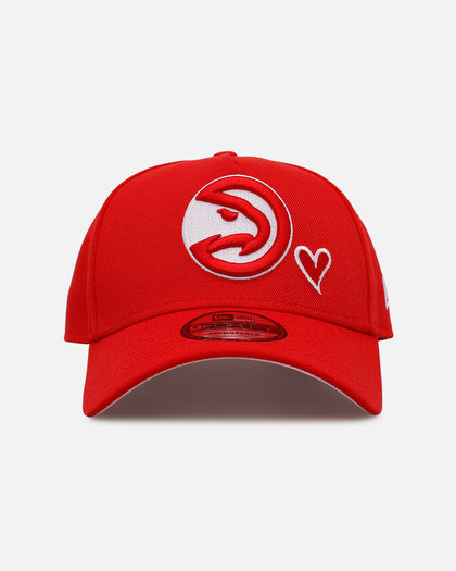 New Era Atlanta Hawks 'Team Color Hearts' 9FORTY A-Frame Snapback Official Team Color