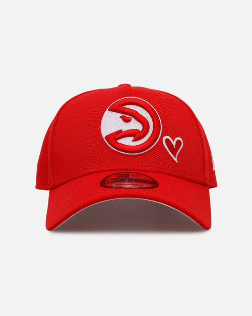 New Era Atlanta Hawks 'Team Color Hearts' 9FORTY A-Frame Snapback Official Team Color