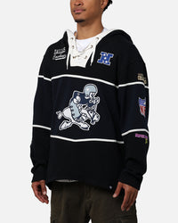 47 Brand Dallas Cowboys Super Bowl Gridiron Lacer Hoodie Jet Black