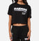Pro Standard Women's Las Vegas Raiders Fast Lane Cropped T-Shirt Black