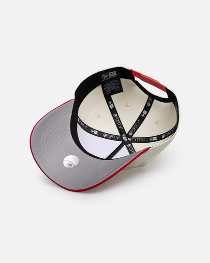 New Era Atlanta Braves 'Royal Flush' 9FORTY A-Frame Snapback White/Red