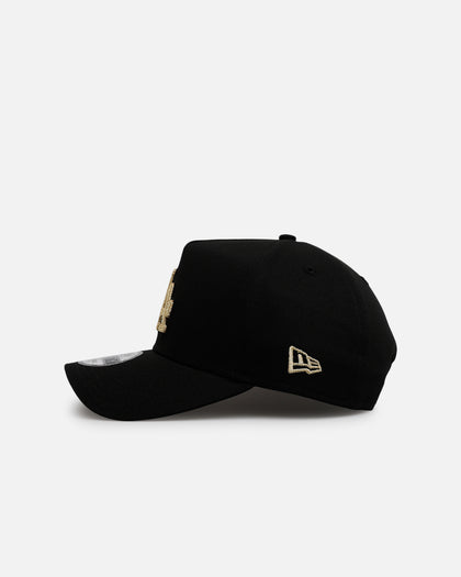 New Era Los Angeles Dodgers 'Raised Metallic Chainstitch' 9FORTY A-Frame Snapback Black