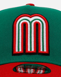 New Era Mexico 'World Baseball Classic' 9FORTY A-Frame Snapback Official Team Color