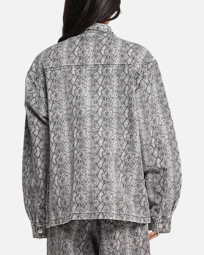 XXIII Snake Skin Jacket Black Snake Print