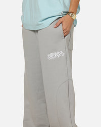 Carre Off Grid Panelled Trackpants Light Grey