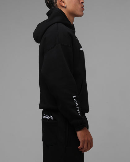 Loiter Hybrid Premium Hoodie Black