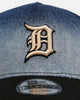 New Era Detroit Tigers 'Bleach' 9FORTY A-Frame Trucker Snapback Denim
