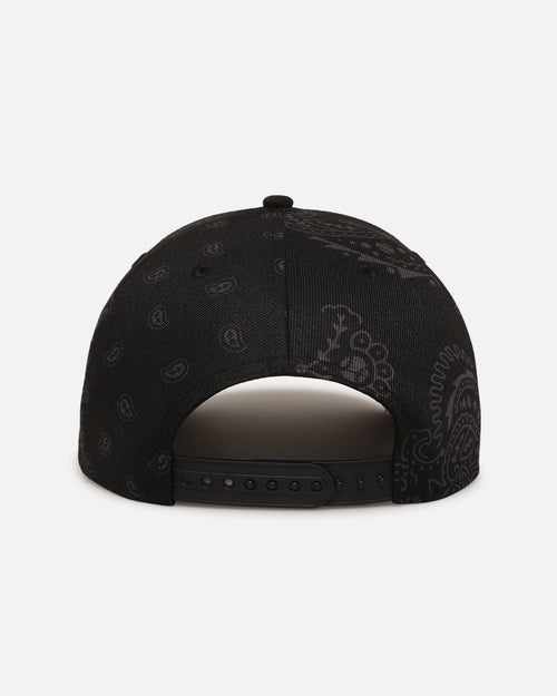 New Era New York Yankees 'Tonal Paisley' 9FORTY A-Frame Snapback Black