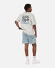 Jordan AJ1 North Carolina T-Shirt Grey Heather/White