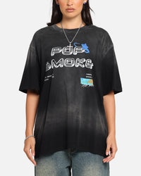 Pop Smoke Never Clear T-Shirt Black Wash