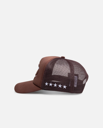 Carré Academy Trucker Snapback Brown