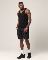 Saint Morta Rage Nylon Shorts Black/Brown