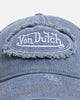 Von Dutch Destroyed Denim Trucker Strapback Denim