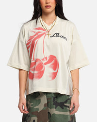 Loiter Cherry Jersey Off White/Red