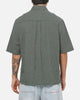Vouseti Full Court Button Up Shirt Money Green Plaid