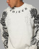 Loiter Dragon Tattoo Long Sleeve T-Shirt White