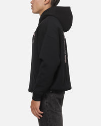 Saint Morta Worldwide Boxy Hoodie Black