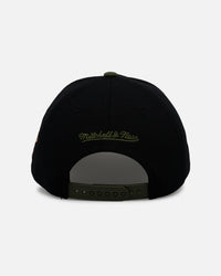 Mitchell & Ness Atlanta Braves 'Olive Cargos' Pro Pinch Snapback Olive/Black