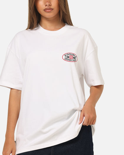 S Double Oval T-Shirt White