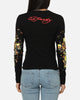 Ed Hardy Women's Divine Long Sleeve T-Shirt Black