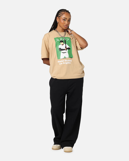 Market Illustrated Baseball T-Shirt Oatmilk