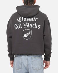 Mitchell & Ness Classic All Blacks Box Hoodie Washed Black