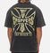 West Coast Choppers Camo Cross T-Shirt Black Acidwash