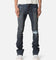 MNML X385 Skinny Stacked Denim Jean Blue