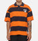 Mitchell & Ness New York Knicks Striped Polo T-Shirt Navy