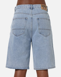 S Double Denim Standard Shorts Super Light