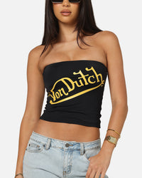 Von Dutch Women's Bandeau Top Black