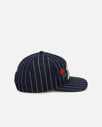 Mitchell & Ness Los Angeles Clippers 'Vintage Denim Stripes' Pro Pinch Snapback Denim Blue