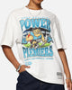 Mitchell & Ness Port Adelaide Power Mascot T-Shirt Vintage White
