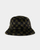 Kangol Faux Fur Bucket Olive