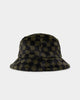 Kangol Faux Fur Bucket Olive