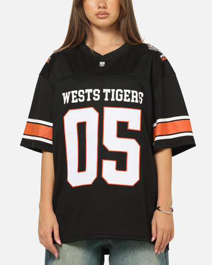 Bleacher Athletic Wests Tigers NRL Gridiron Mesh Jersey Official Team Color