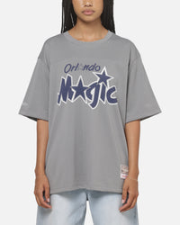 Mitchell & Ness Orlando Magic Open Mesh T-Shirt Grey