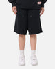Carre Rivet Baggy Sweat Shorts Charcoal