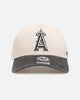 47 Brand Los Angeles Angels 'Washed Black Visor' 47 Offside Snapback Natural