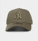 New Era New York Yankees 'Tonal Olive' 9FORTY A-Frame Snapback Olive
