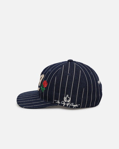 Mitchell & Ness Los Angeles Clippers 'Vintage Denim Stripes' Pro Pinch Snapback Denim Blue