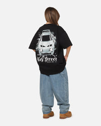 Key Street Lightning T-Shirt Black